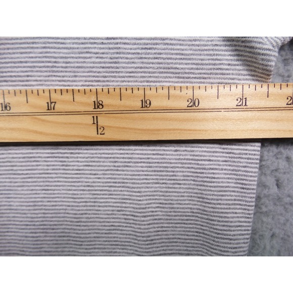 Vintage St. Croix Shirt Mens Size Large Gray Striped Crew Dive Experience USA - Picture 9 of 11